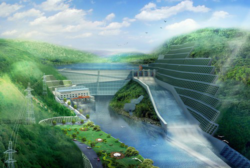 当涂老挝南塔河1号水电站项目